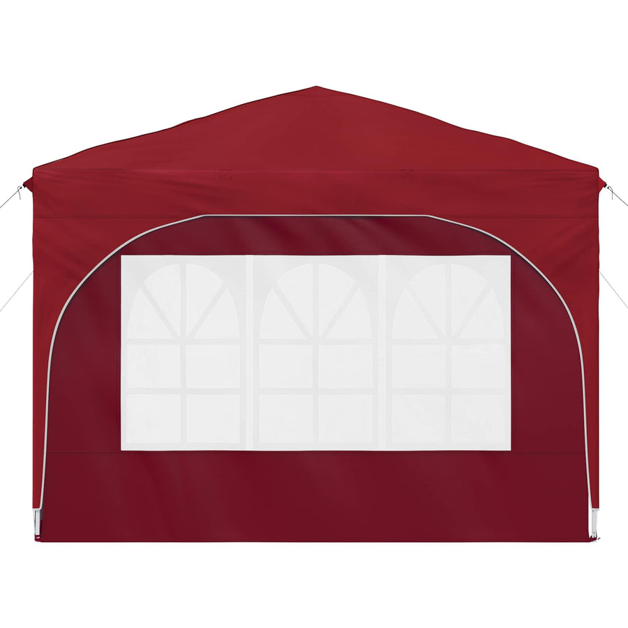 Pop-up Feesttent 290 x 290 x 245 cm Bordeauxrood