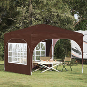 Partytent 290x290x245 cm bruin