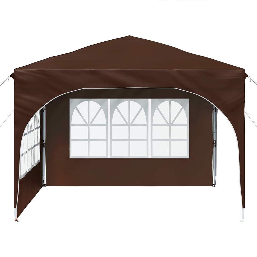 Pop-up Feesttent 290 x 290 x 245 cm Bruin