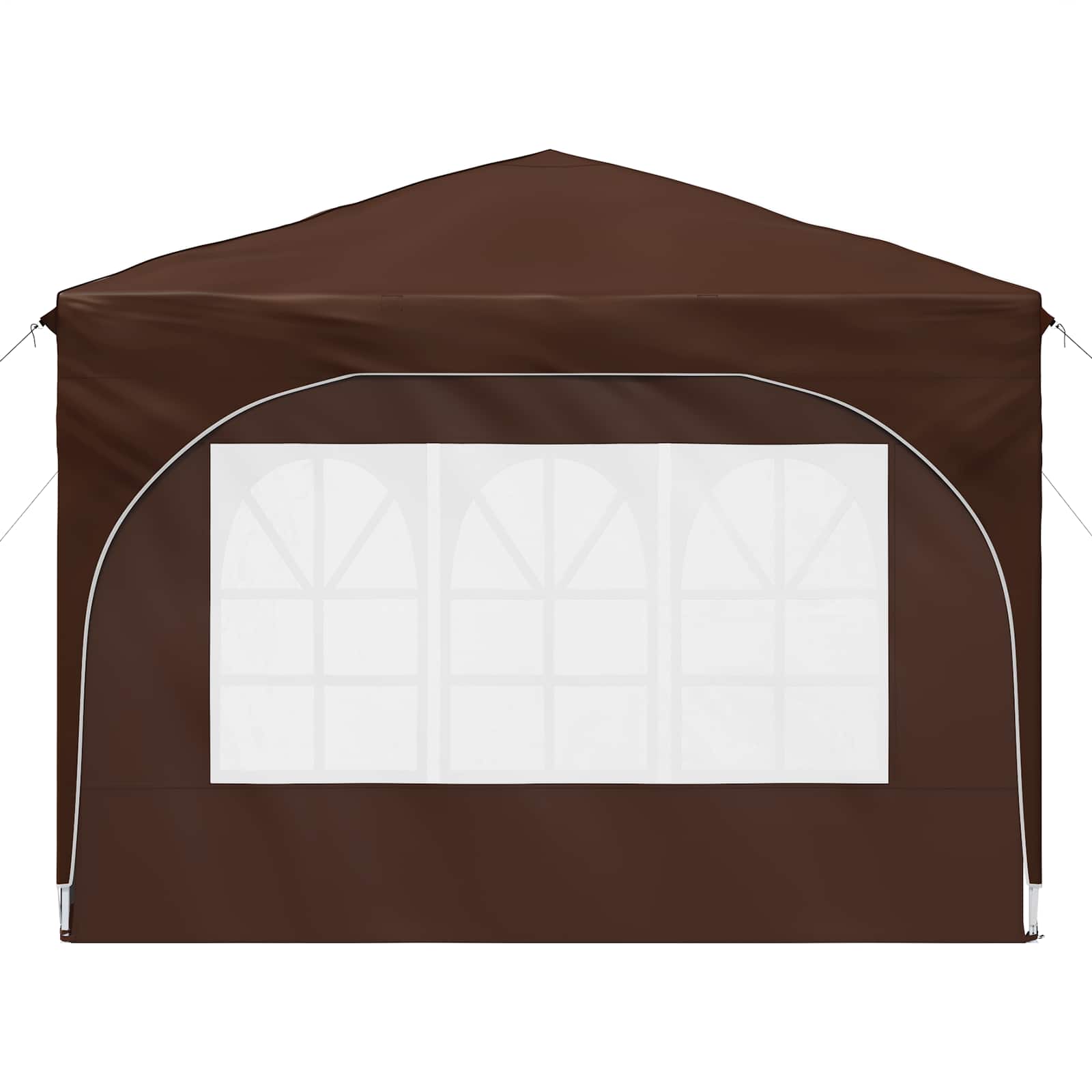 Pop-up Feesttent 290 x 290 x 245 cm Bruin