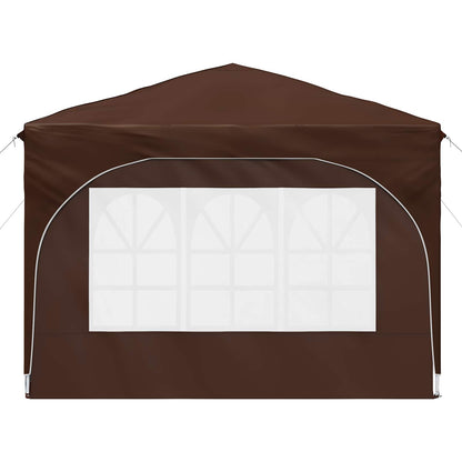 Pop-up Feesttent 290 x 290 x 245 cm Bruin