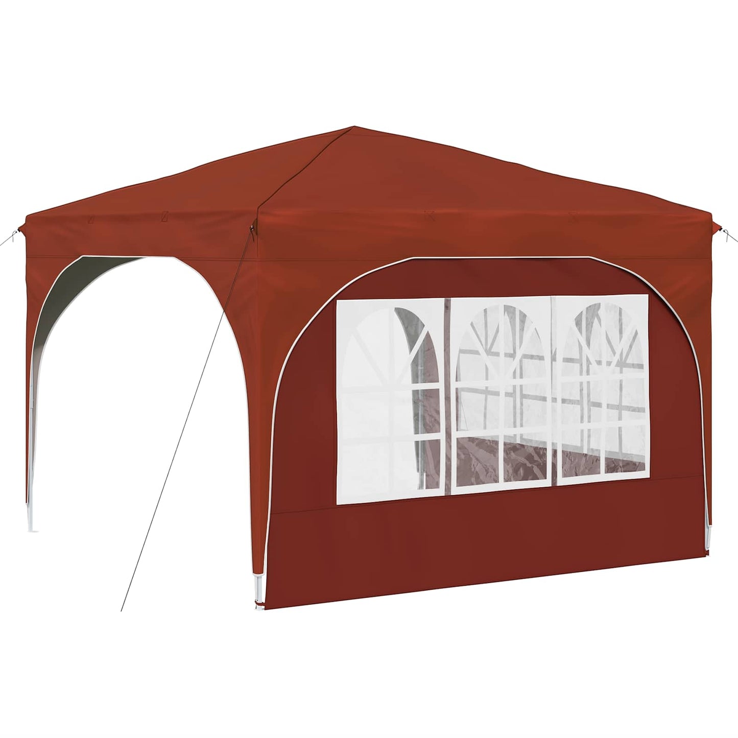 Pop-up Feesttent 290 x 290 x 245 cm Terracotta
