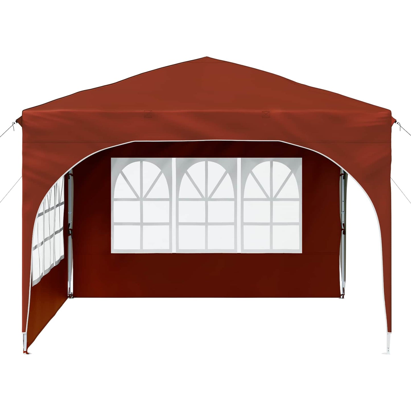 Pop-up Feesttent 290 x 290 x 245 cm Terracotta