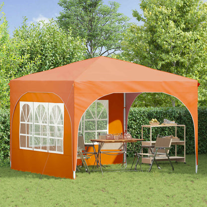 Pop-up Feesttent 290 x 290 x 245 cm Oranje