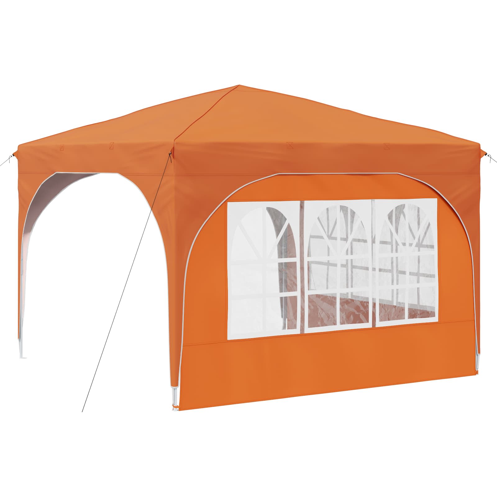 Pop-up Feesttent 290 x 290 x 245 cm Oranje