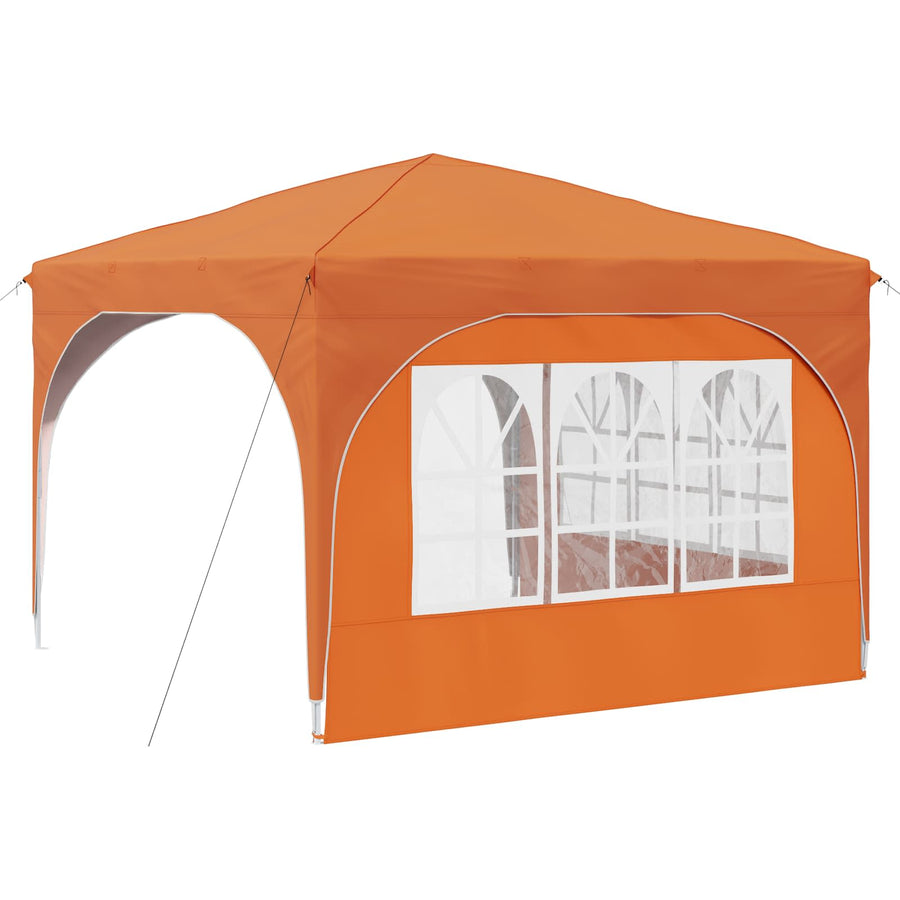 Pop-up Feesttent 290 x 290 x 245 cm Oranje
