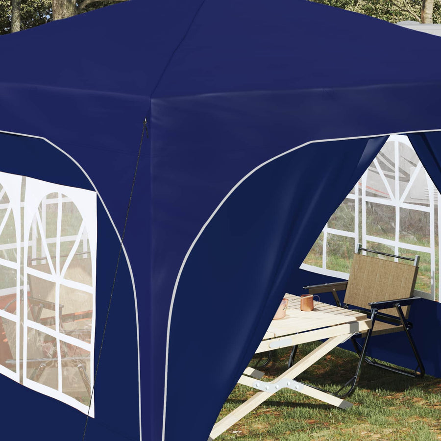 Pop-up Feesttent 290 x 290 x 245 cm Blauw