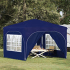 Pop-up Party Tent 290 x 290 x 245 cm Blue