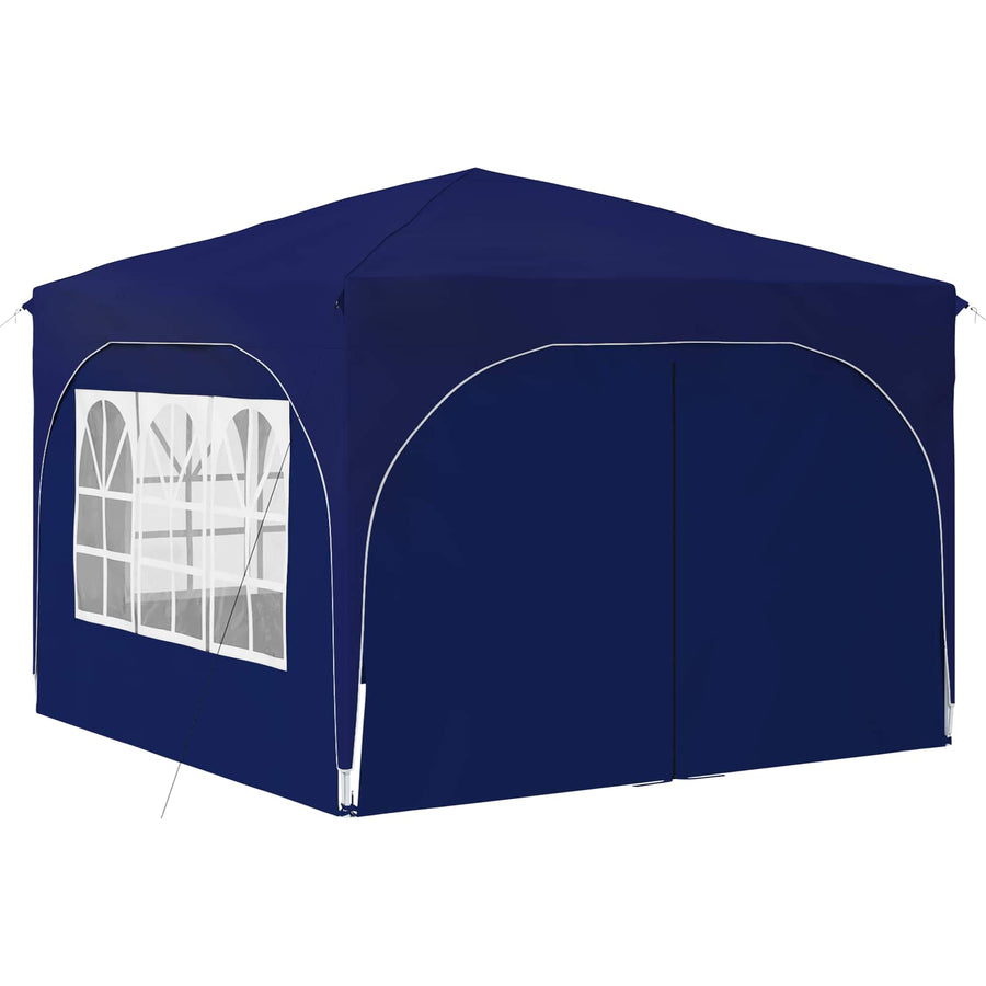Pop-up Feesttent 290 x 290 x 245 cm Blauw
