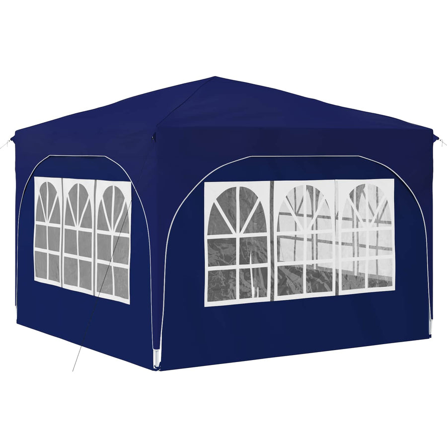 Pop-up Feesttent 290 x 290 x 245 cm Blauw