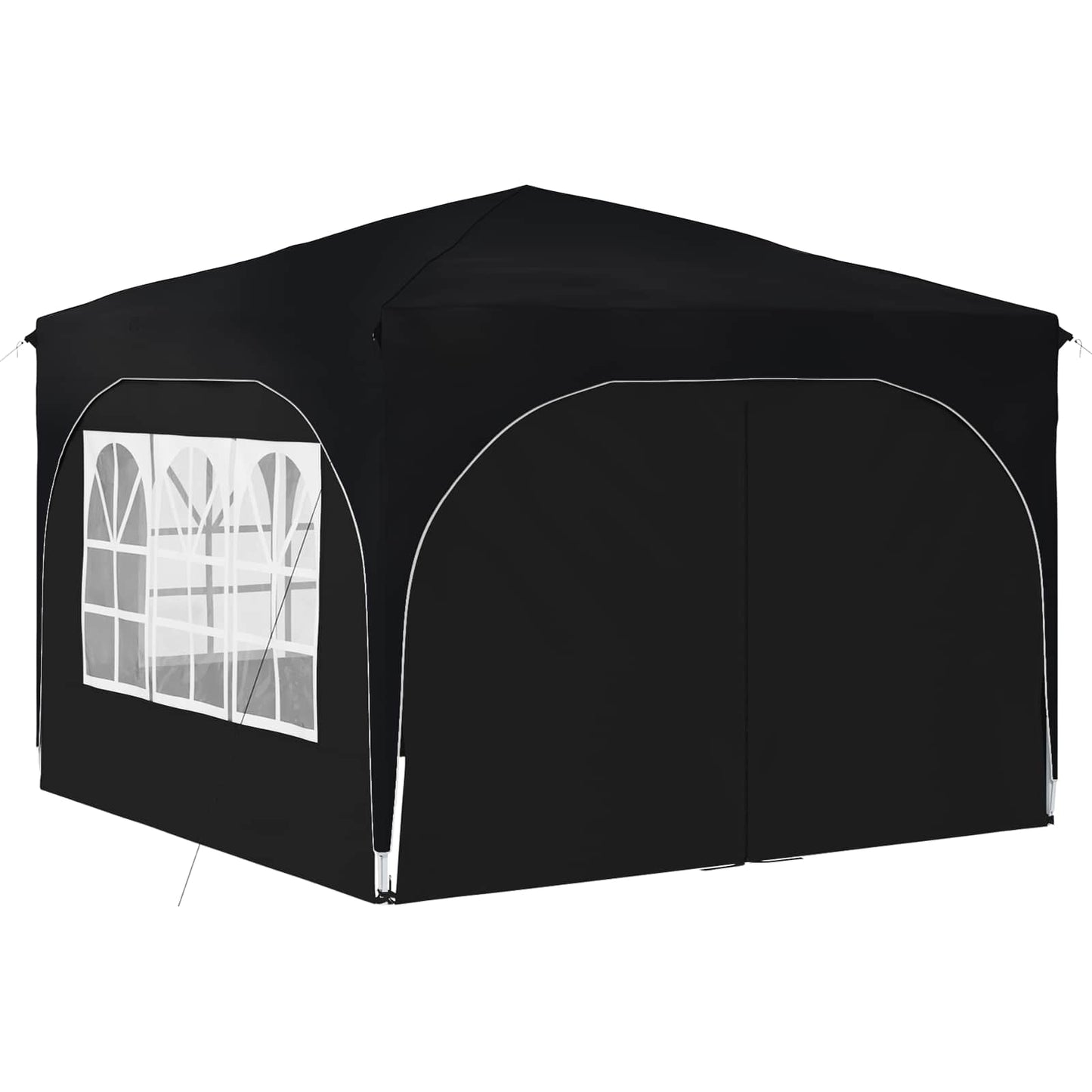 Pop-up Feesttent 290 x 290 x 245 cm Antraciet