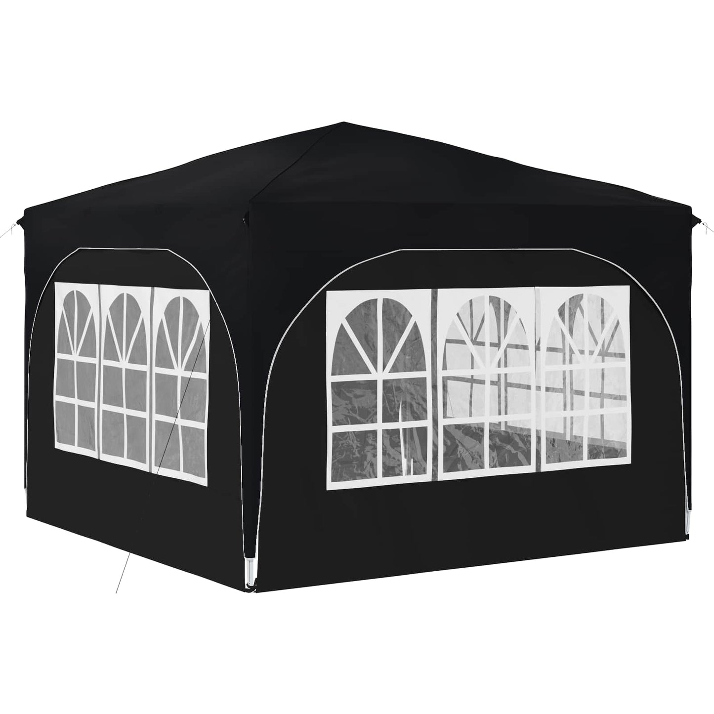 Pop-up Feesttent 290 x 290 x 245 cm Antraciet