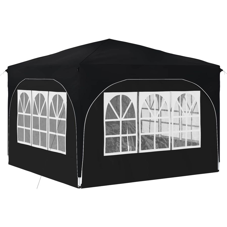 Pop-up Feesttent 290 x 290 x 245 cm Antraciet