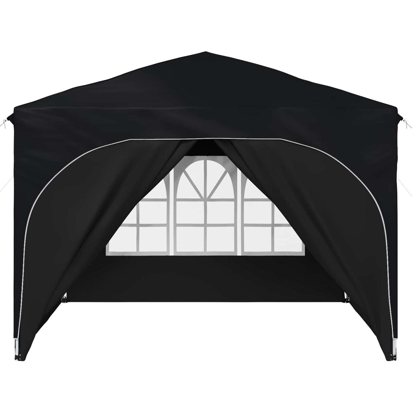 Pop-up Feesttent 290 x 290 x 245 cm Antraciet