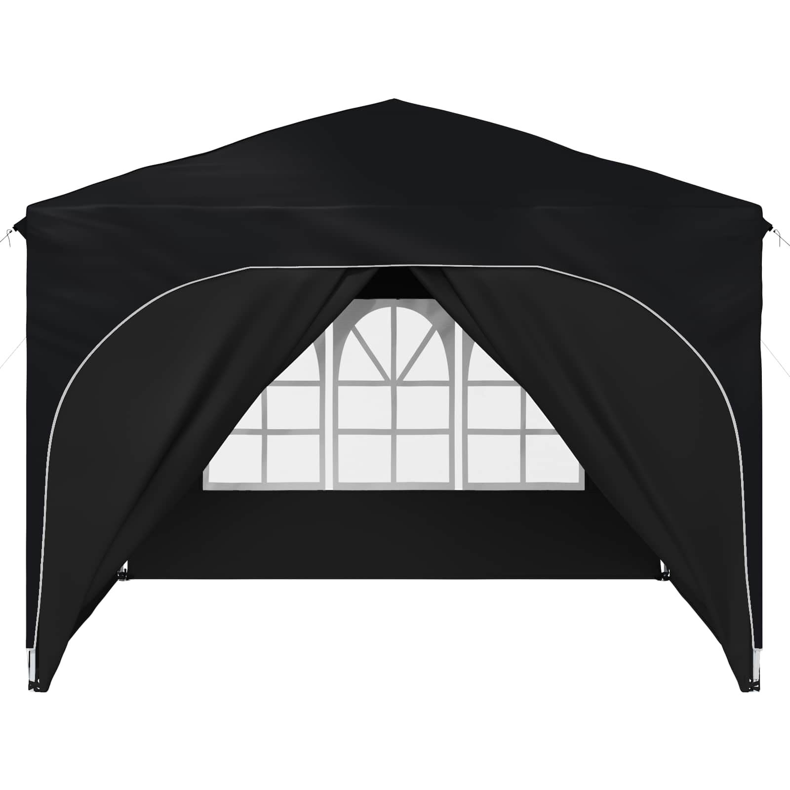 Pop-up Feesttent 290 x 290 x 245 cm Antraciet