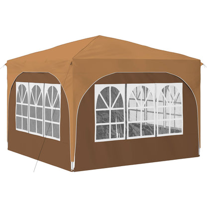 Pop-up Feesttent 290 x 290 x 245 cm Beige