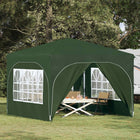 Pop-up Party Tent 290 x 290 x 245 cm Green