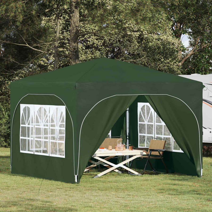 Pop-up Feesttent 290 x 290 x 245 cm Groen