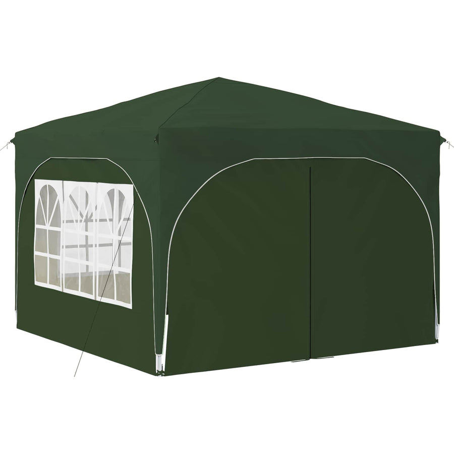 Pop-up Feesttent 290 x 290 x 245 cm Groen