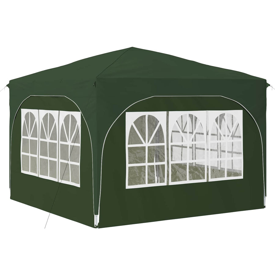 Pop-up Feesttent 290 x 290 x 245 cm Groen