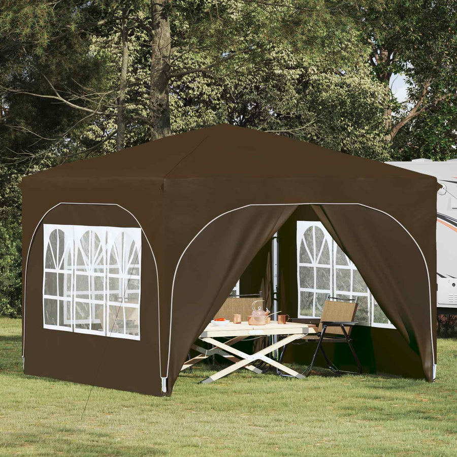 Pop-up Feesttent 290 x 290 x 245 cm Taupe
