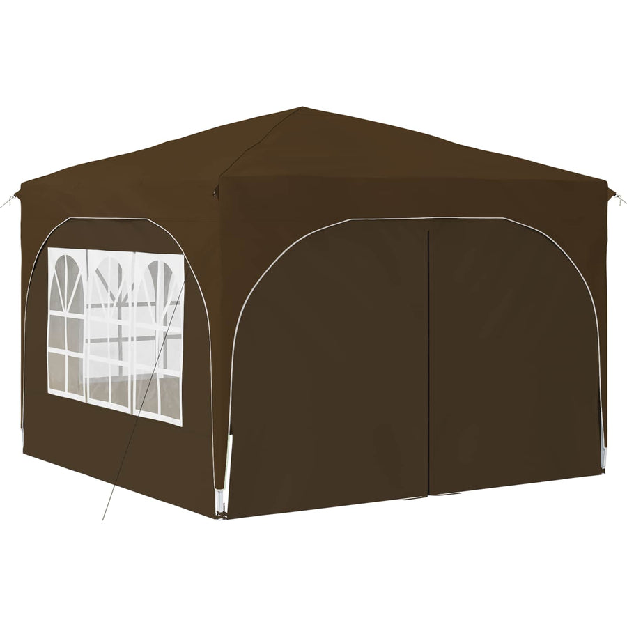 Pop-up Feesttent 290 x 290 x 245 cm Taupe