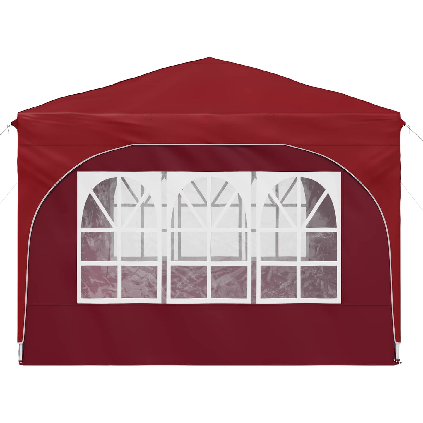 Pop-up Feesttent 290 x 290 x 245 cm Bordeauxrood