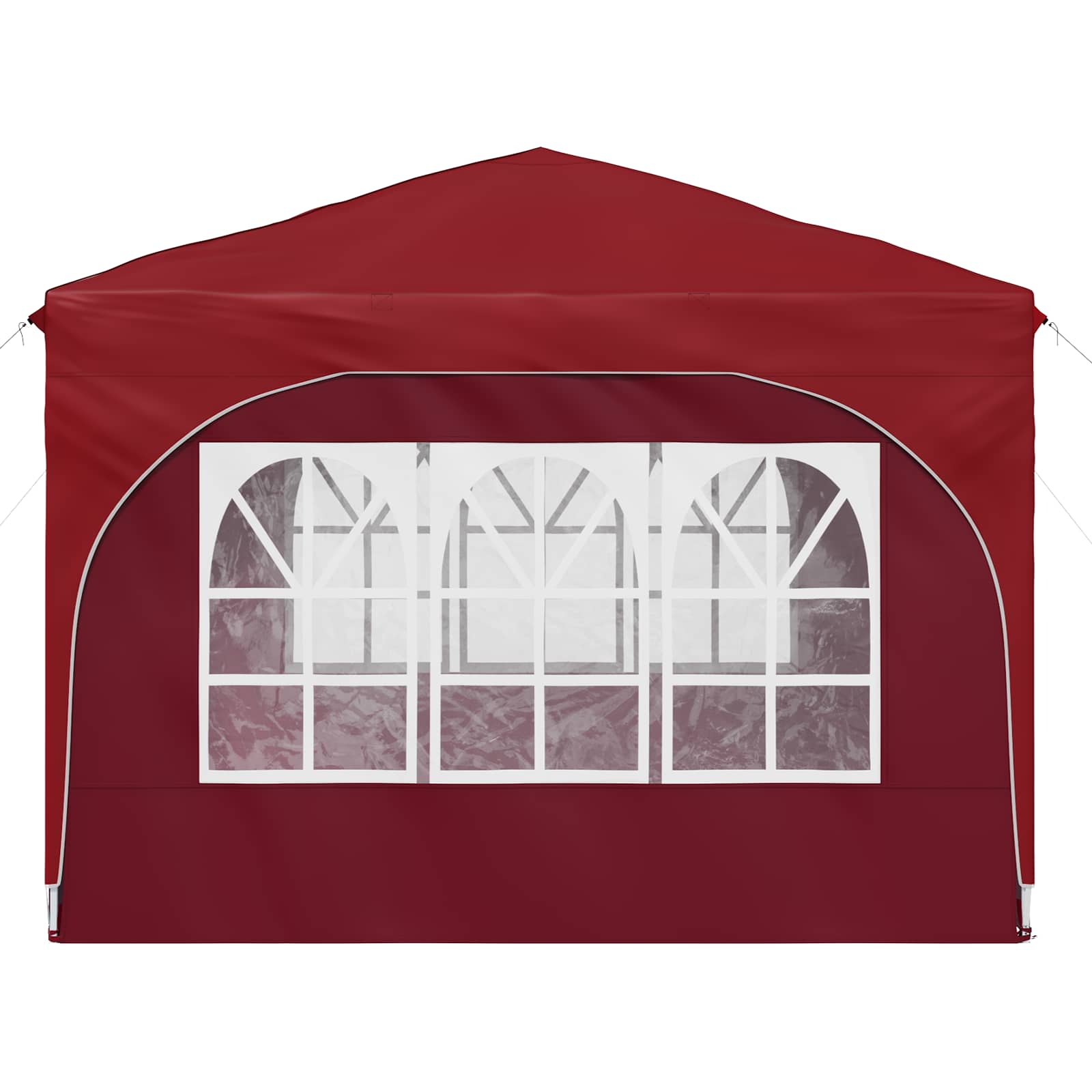 Pop-up Feesttent 290 x 290 x 245 cm Bordeauxrood