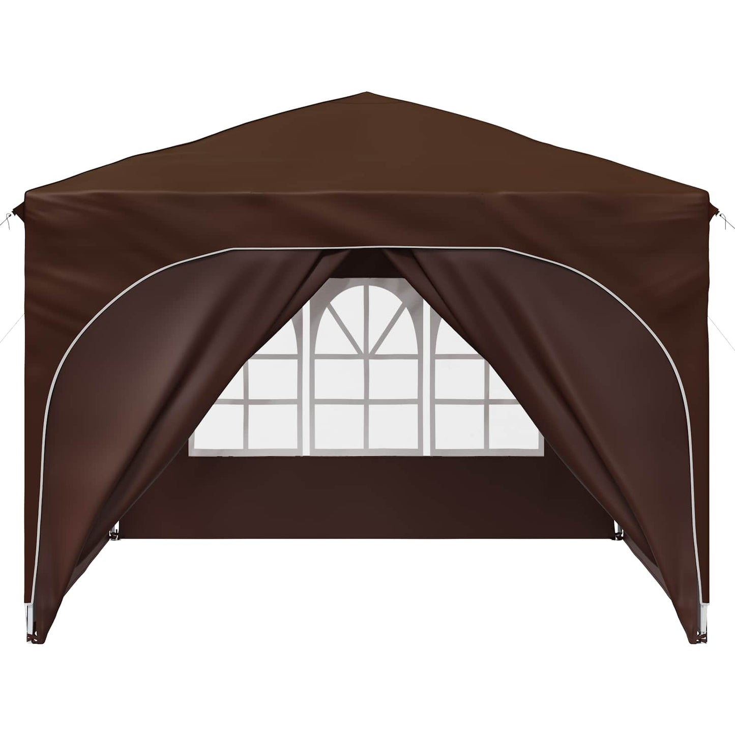 Pop-up Feesttent 290 x 290 x 245 cm Bruin