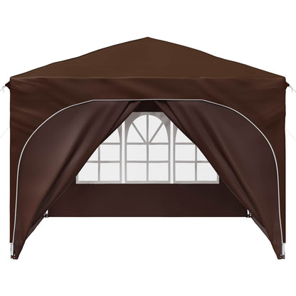 Pop-up Feesttent 290 x 290 x 245 cm Bruin