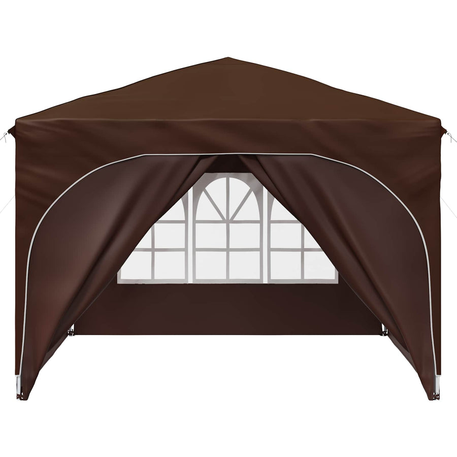 Pop-up Feesttent 290 x 290 x 245 cm Bruin