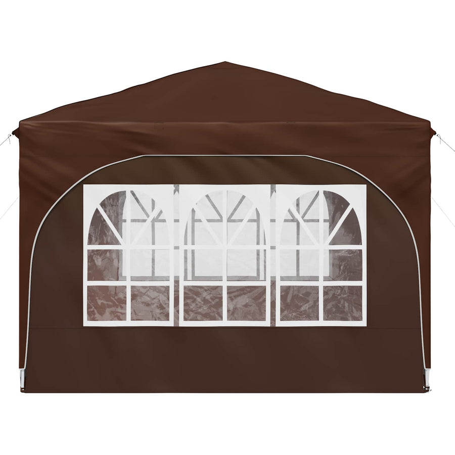 Pop-up Feesttent 290 x 290 x 245 cm Bruin