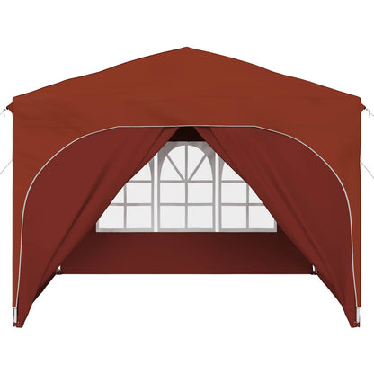 Pop-up Feesttent 290 x 290 x 245 cm Terracotta