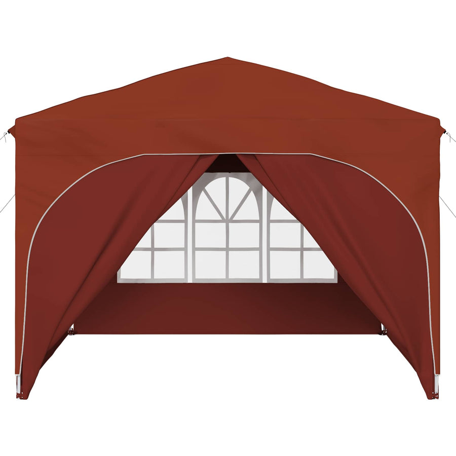 Pop-up Feesttent 290 x 290 x 245 cm Terracotta