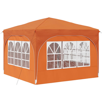 Pop-up Feesttent 290 x 290 x 245 cm Oranje