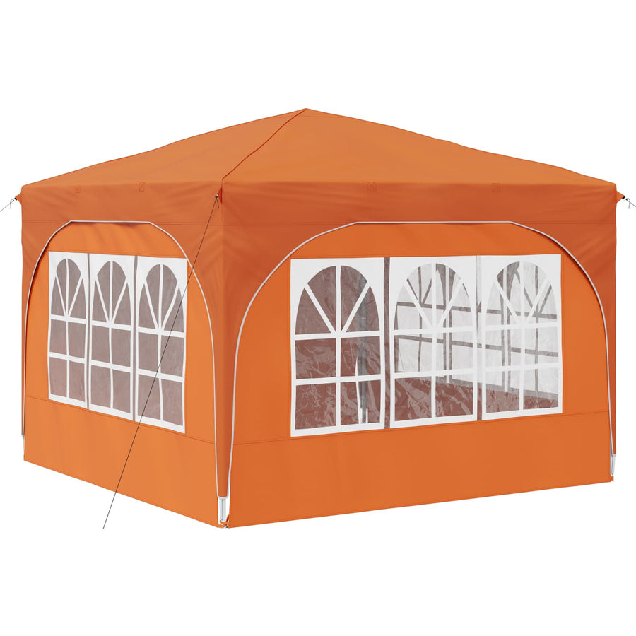 Pop-up Feesttent 290 x 290 x 245 cm Oranje