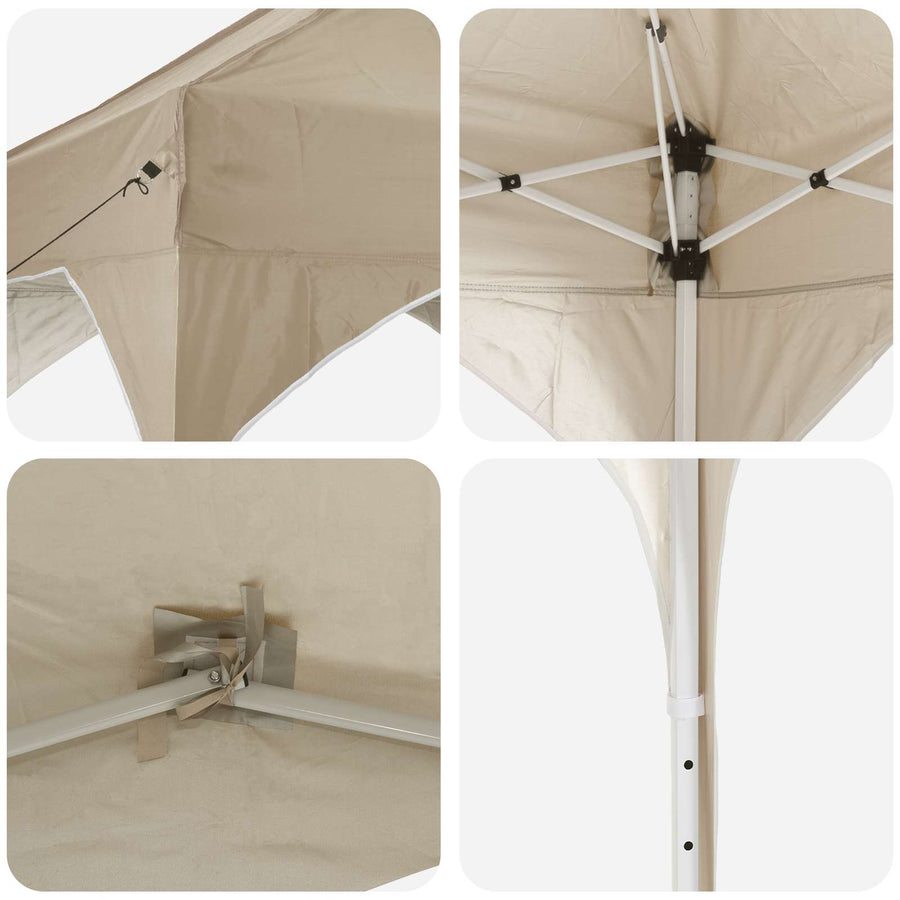 Pop-up Feesttent Crème 575 x 288 x 245 cm Oxford Stof