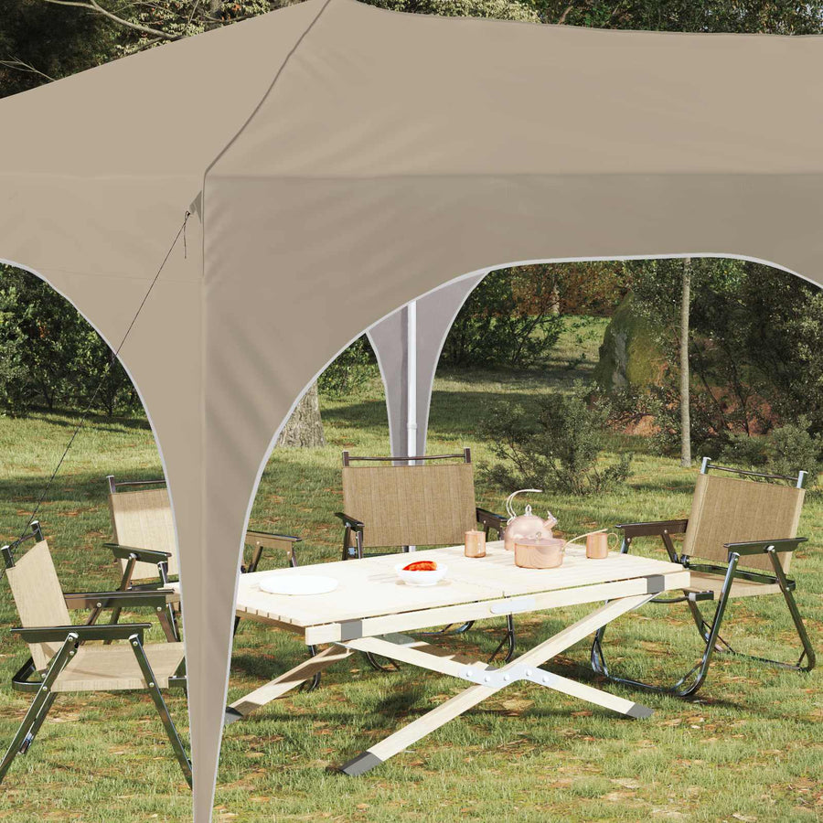 Pop-up Feesttent Crème 575 x 288 x 245 cm Oxford Stof