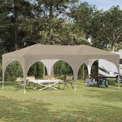 Pop-up Feesttent Crème 575 x 288 x 245 cm Oxford Stof