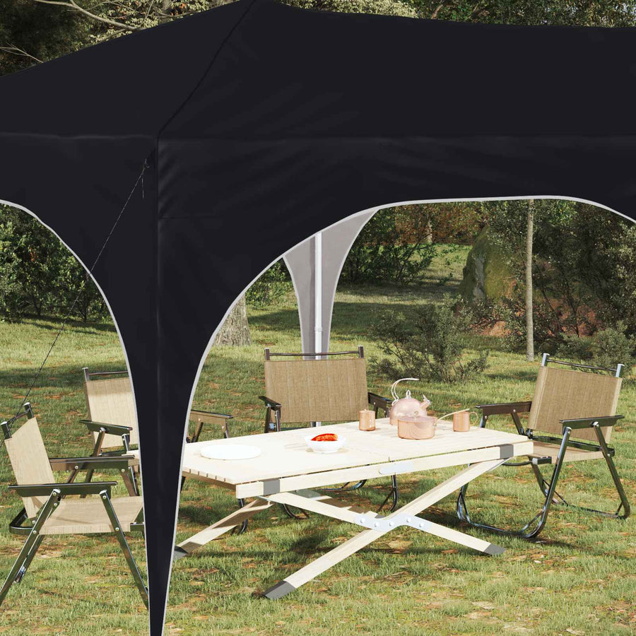 Pop-up Feesttent Antraciet 575 x 288 x 245 cm Oxford Stof