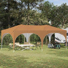 Pop-up Party Tent Beige 575 x 288 x 245 cm Oxford Fabric