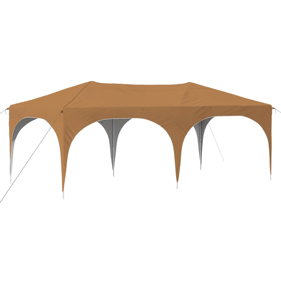 Pop-up Feesttent Beige 575 x 288 x 245 cm Oxford Stof