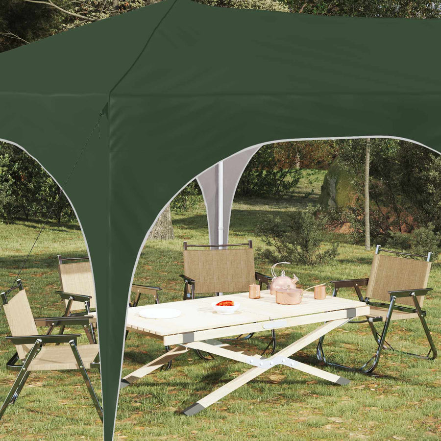 Pop-up Feesttent Groen 575 x 288 x 245 cm Oxford Stof