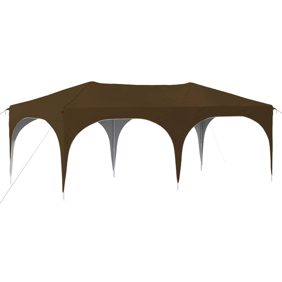 Pop-up Feesttent Taupe 575 x 288 x 245 cm Oxford Stof
