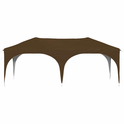 Pop-up Feesttent Taupe 575 x 288 x 245 cm Oxford Stof