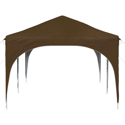Pop-up Feesttent Taupe 575 x 288 x 245 cm Oxford Stof