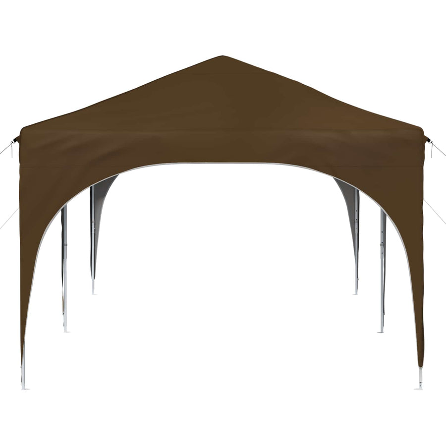 Pop-up Feesttent Taupe 575 x 288 x 245 cm Oxford Stof