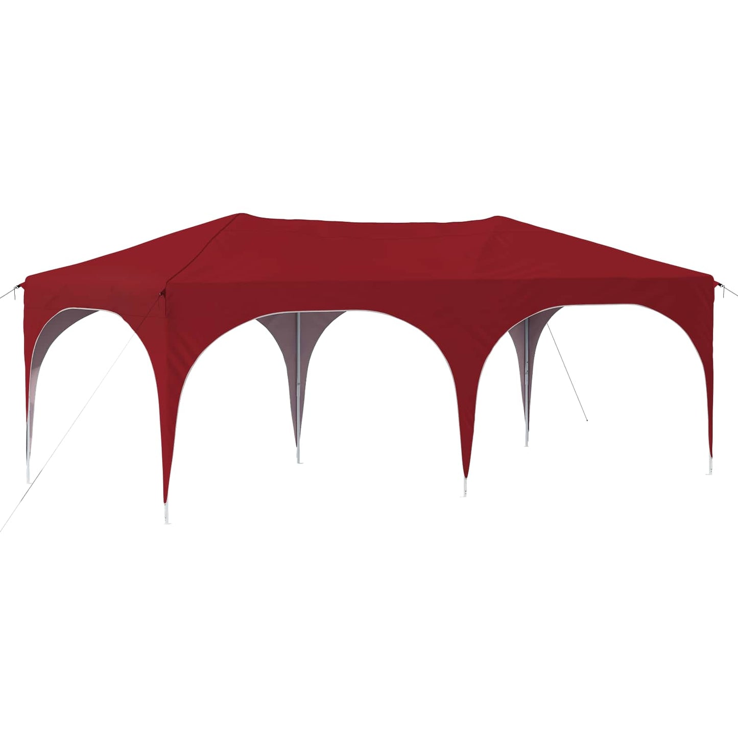 Pop-up Feesttent Bordeauxrood 575 x 288 x 245 cm Oxford Stof