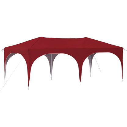 Pop-up Feesttent Bordeauxrood 575 x 288 x 245 cm Oxford Stof