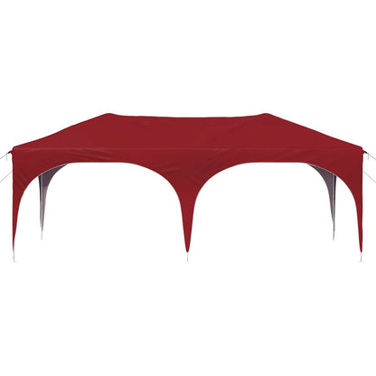 Pop-up Feesttent Bordeauxrood 575 x 288 x 245 cm Oxford Stof